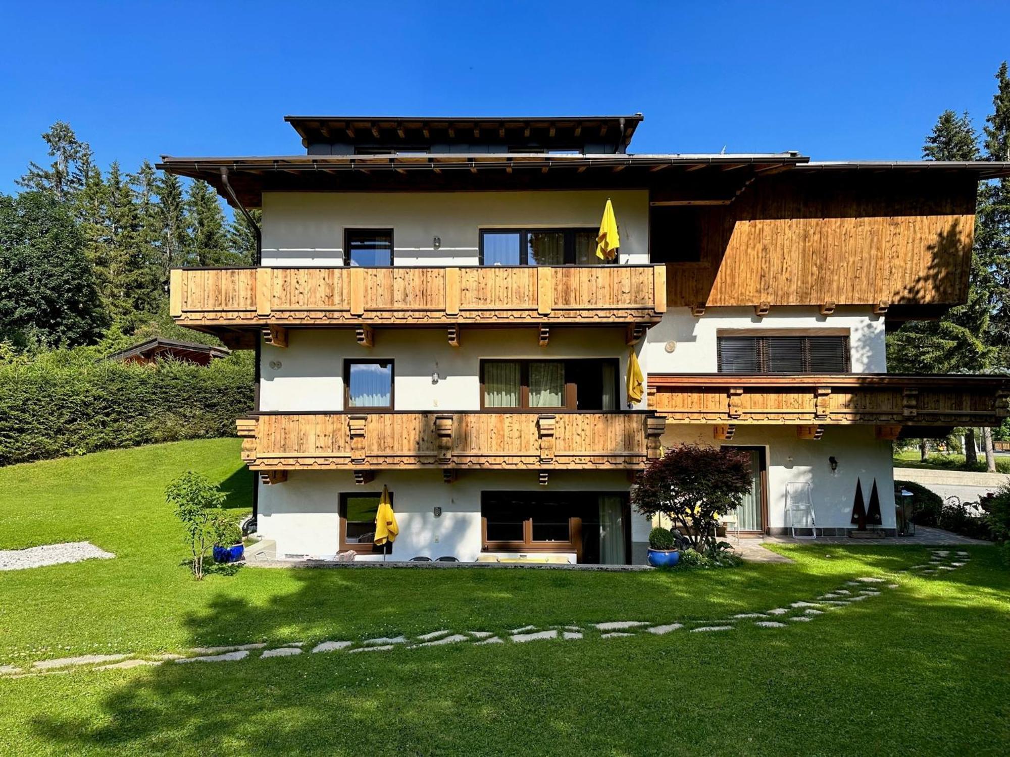 Ferienwohnung W5 Haus Ganghofer Leutasch Exterior foto